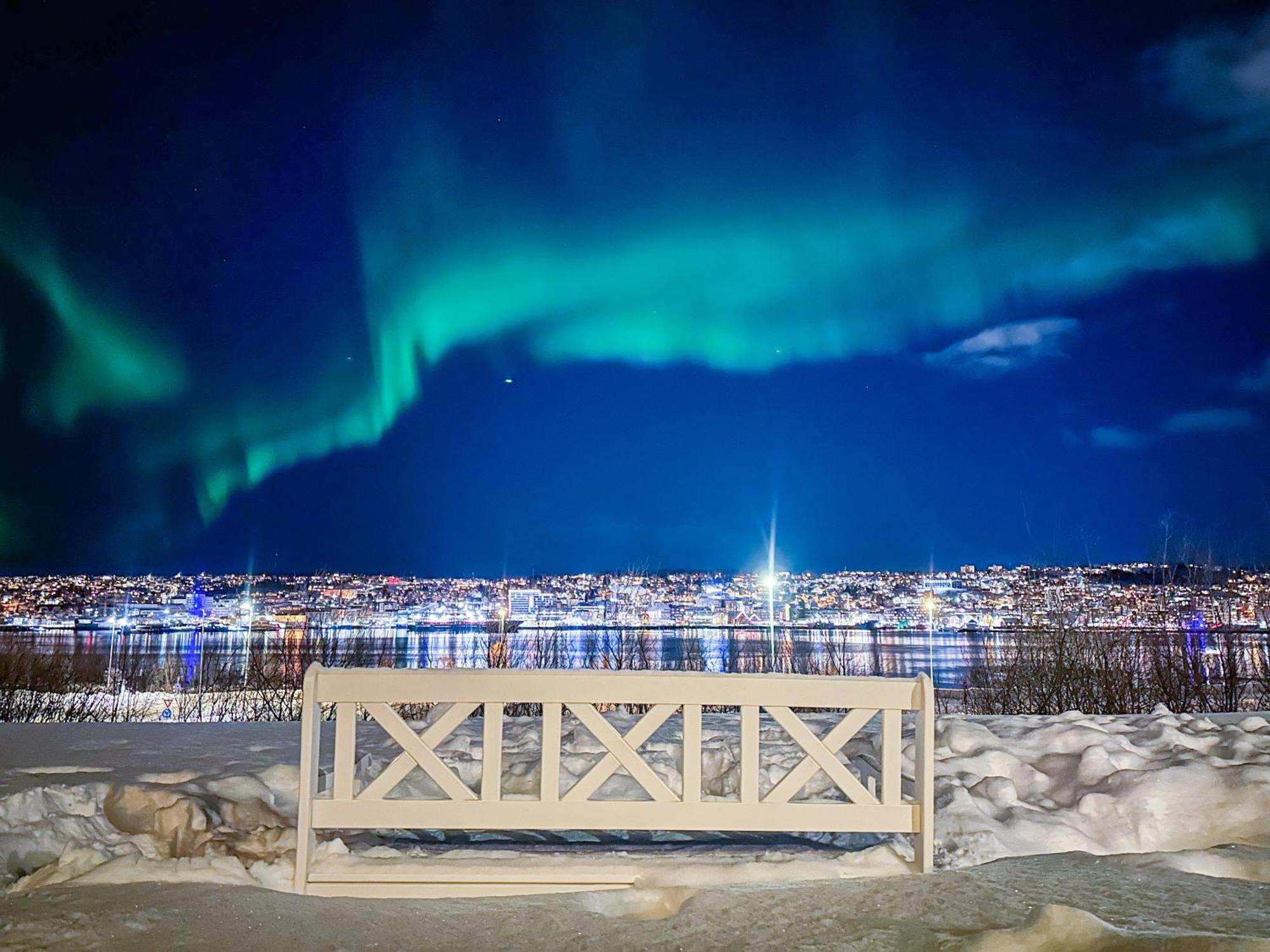 Ferienwohnung Panorama View - Free Parking - Perfect For Couples Tromsø Exterior foto